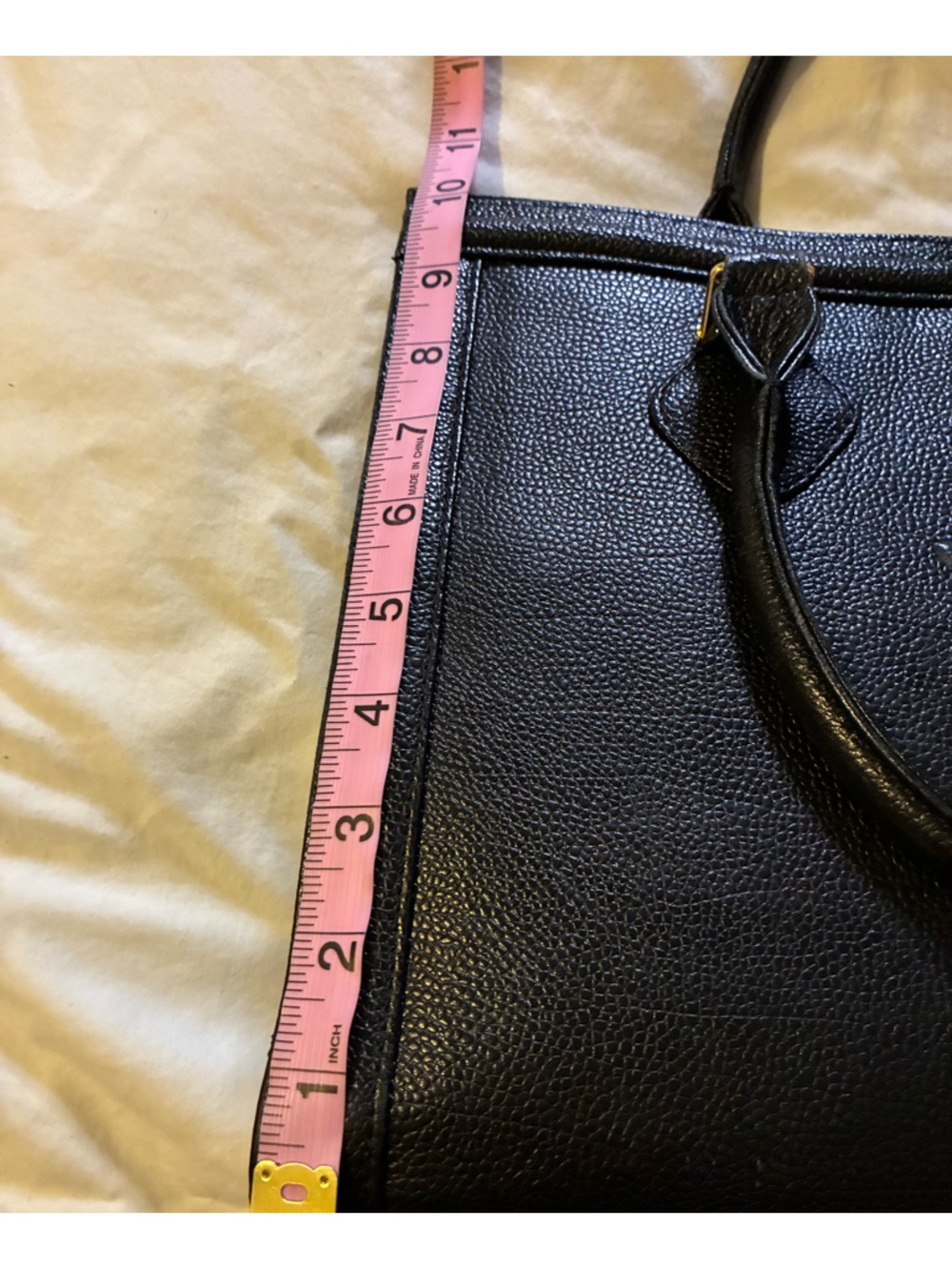Vintage Yves Saint Laurent Black Leather Tote - Picture 8 of 11